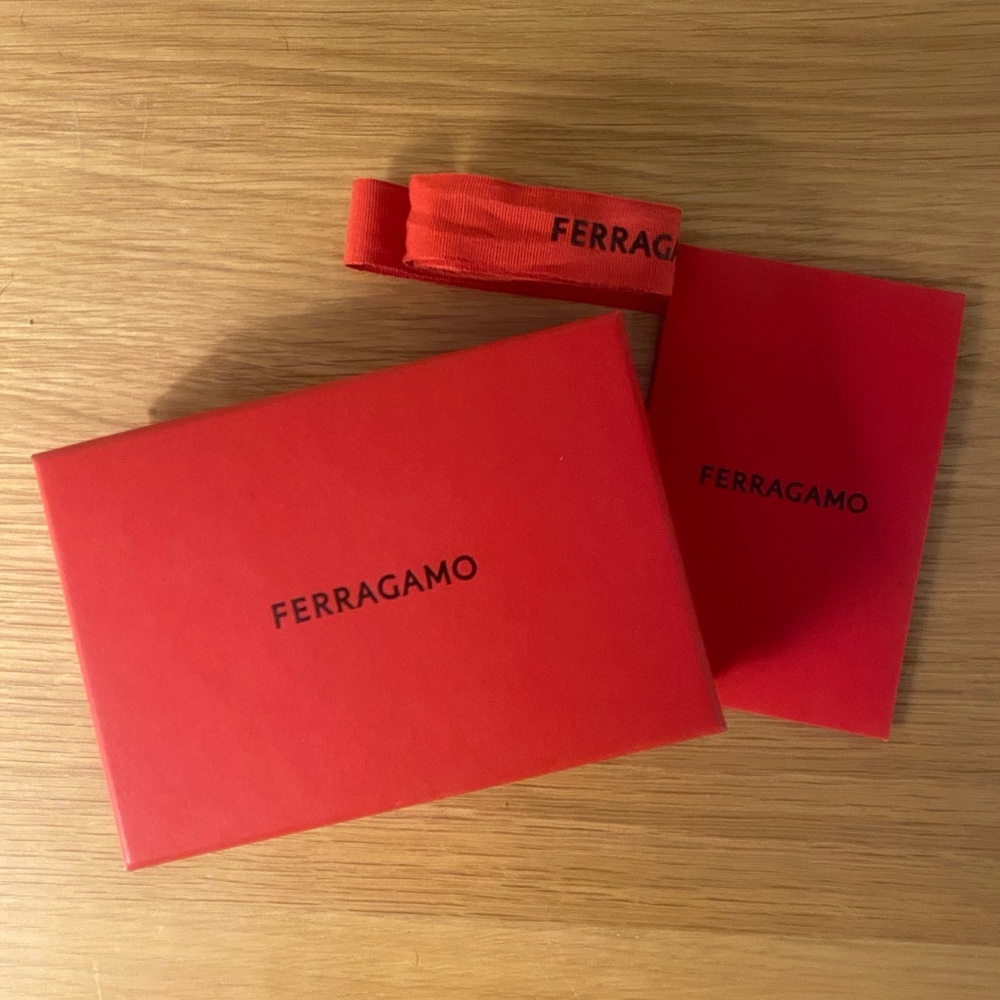 Salvatore Ferragamo Red Accessory Set